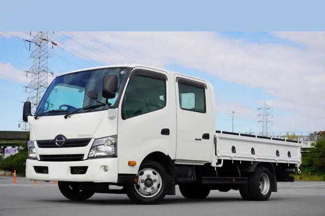 日野 デュトロ 小型 平ボディ Wキャブ TKG-XZU710M の中古トラック【車両No.176428】