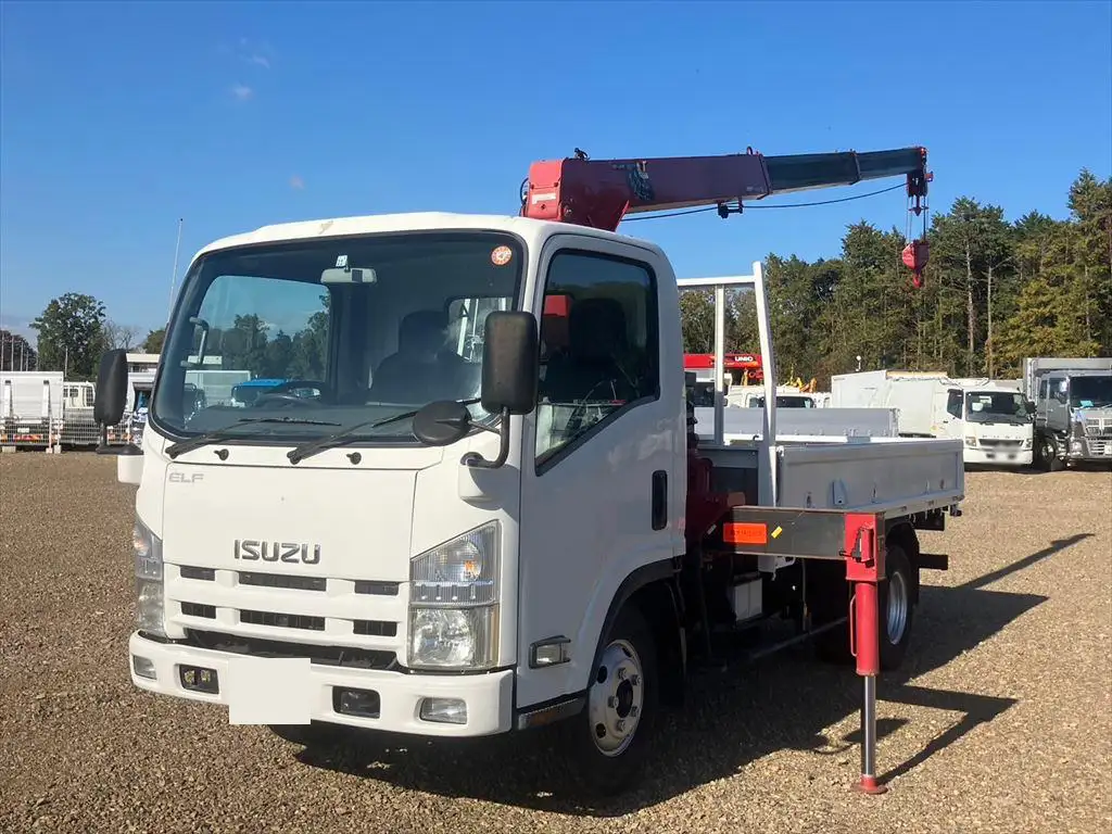 いすゞ エルフ 小型 クレーン付 3段 ラジコン の中古トラック【車両No.176612】