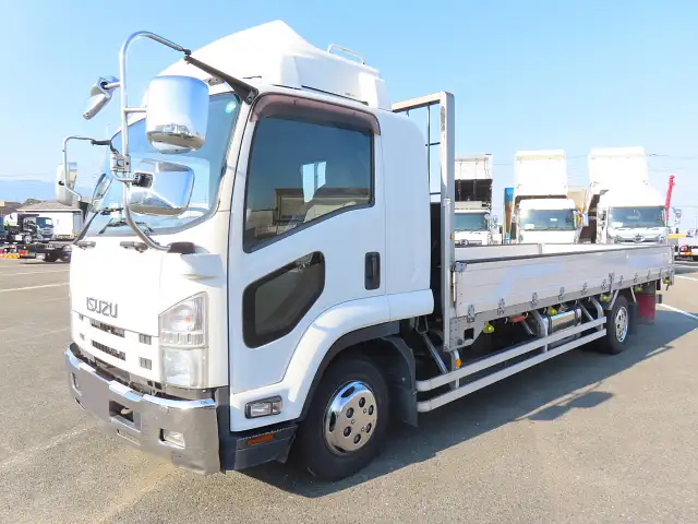 いすゞ フォワード 中型/増トン 平ボディ アルミブロック ベッド の中古トラック【車両No.176578】