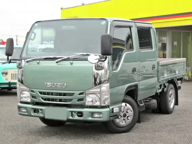 いすゞ エルフ 小型 平ボディ Wキャブ 床鉄板 の中古トラック【車両No.176586】
