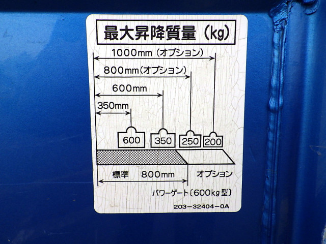 いすゞ エルフ 小型 平ボディ パワーゲート 床鉄板の中古トラック画像7