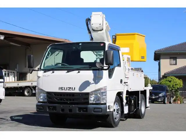 いすゞ エルフ 小型 高所・建柱車 高所作業車 電工仕様 の中古トラック【車両No.176550】