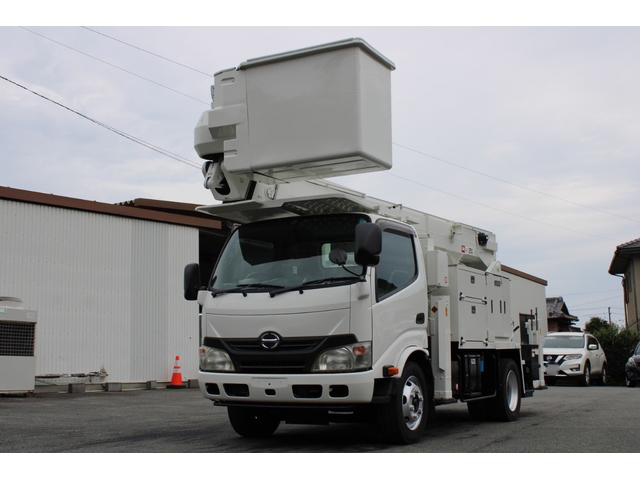 日野 デュトロ 小型 高所・建柱車 高所作業車 電工仕様｜画像1