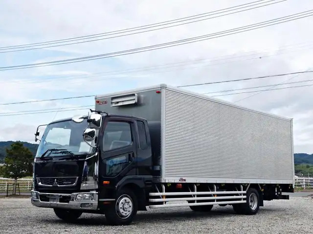 三菱 ファイター 中型/増トン アルミバン パワーゲート ベッド の中古トラック【車両No.176640】