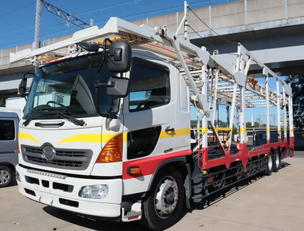 日野 レンジャー 中型/増トン 車両重機運搬 ウインチ LDG-GK8JWAA の中古トラック【車両No.176666】