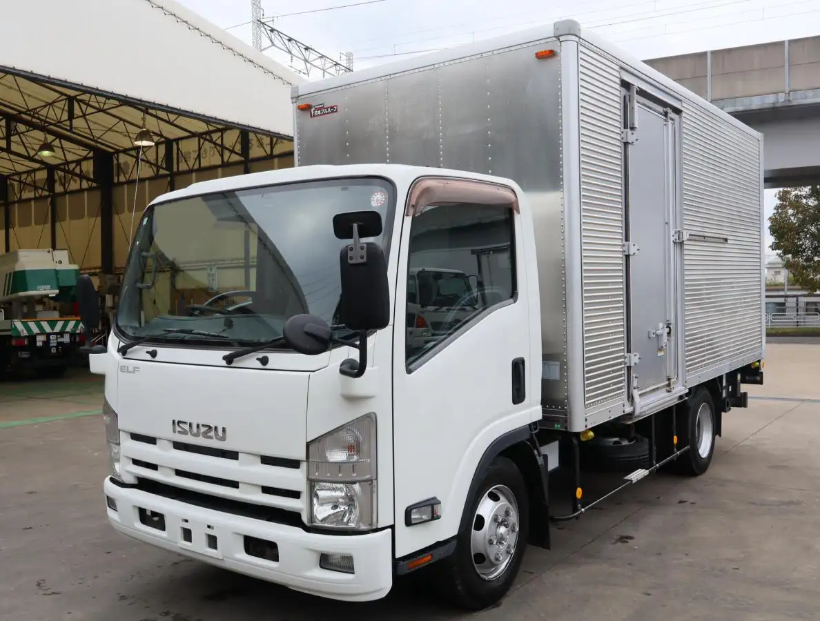 いすゞ エルフ 小型 アルミバン パワーゲート サイドドア の中古トラック【車両No.176899】