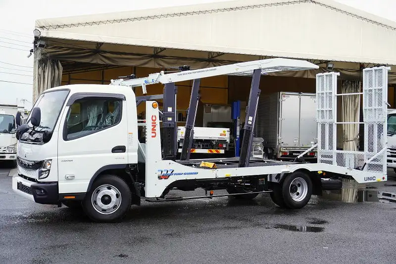 三菱 キャンター 小型 車両重機運搬 ラジコン ウインチ の中古トラック【車両No.176842】