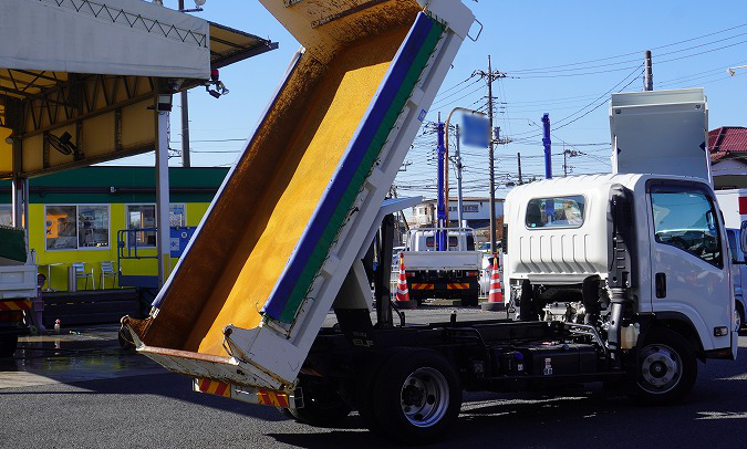 いすゞ エルフ 小型 ダンプ 強化 コボレーンの中古トラック画像4