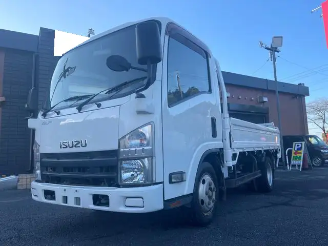 いすゞ エルフ 小型 平ボディ パワーゲート 床鉄板 の中古トラック【車両No.176961】