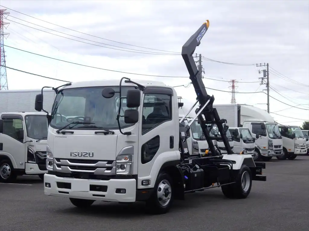 いすゞ フォワード 中型/増トン アームロール ツインホイスト 2RG-FRR90S2 の中古トラック【車両No.177022】