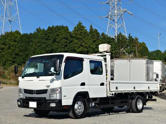 三菱 キャンター 小型 平ボディ Wキャブ 床鉄板 の中古トラック【車両No.177045】