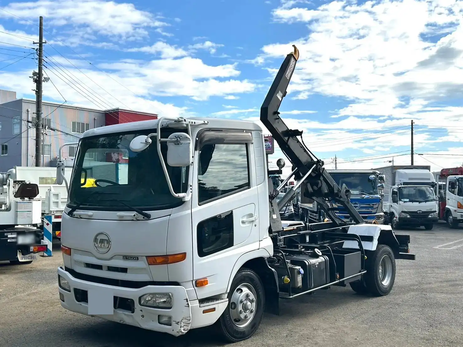 日産UD コンドル 中型/増トン アームロール ツインホイスト TKG-MK38L の中古トラック【車両No.177083】