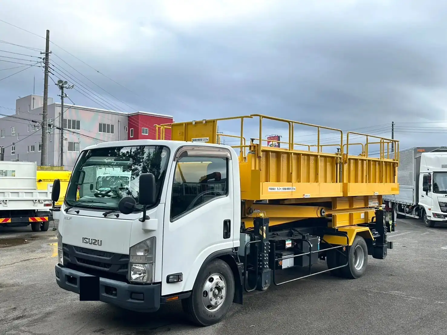 いすゞ エルフ 小型 高所・建柱車 高所作業車 TKG-NPR85YN の中古トラック【車両No.177138】