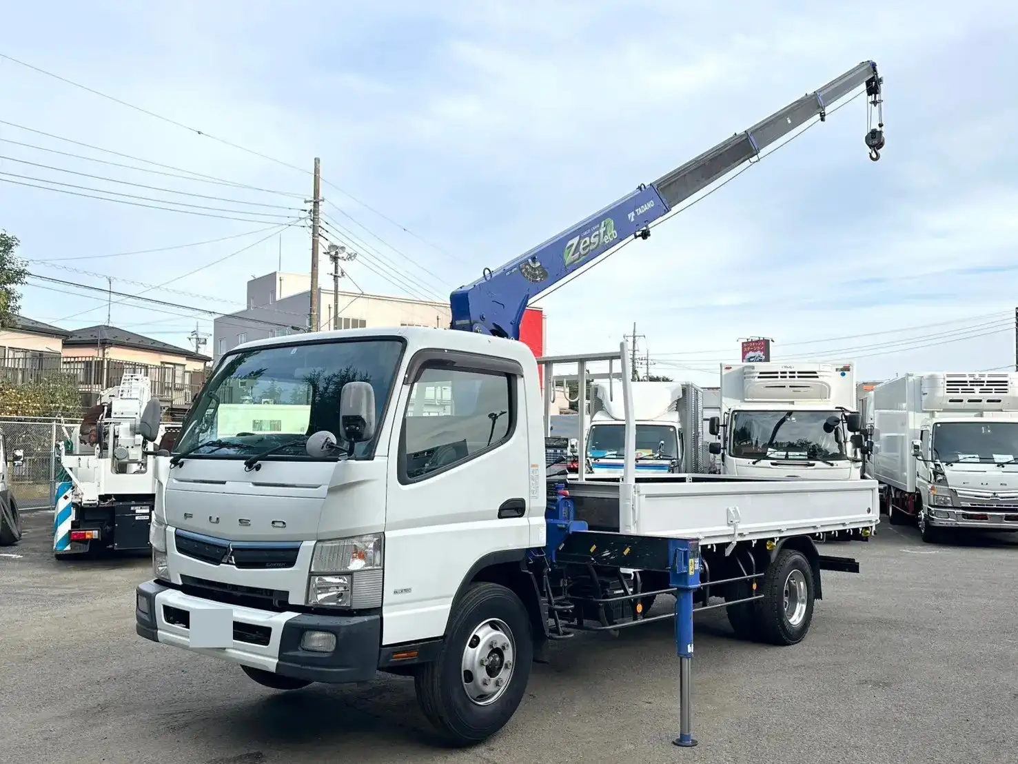 三菱 キャンター 小型 クレーン付 4段 ラジコン の中古トラック【車両No.177141】