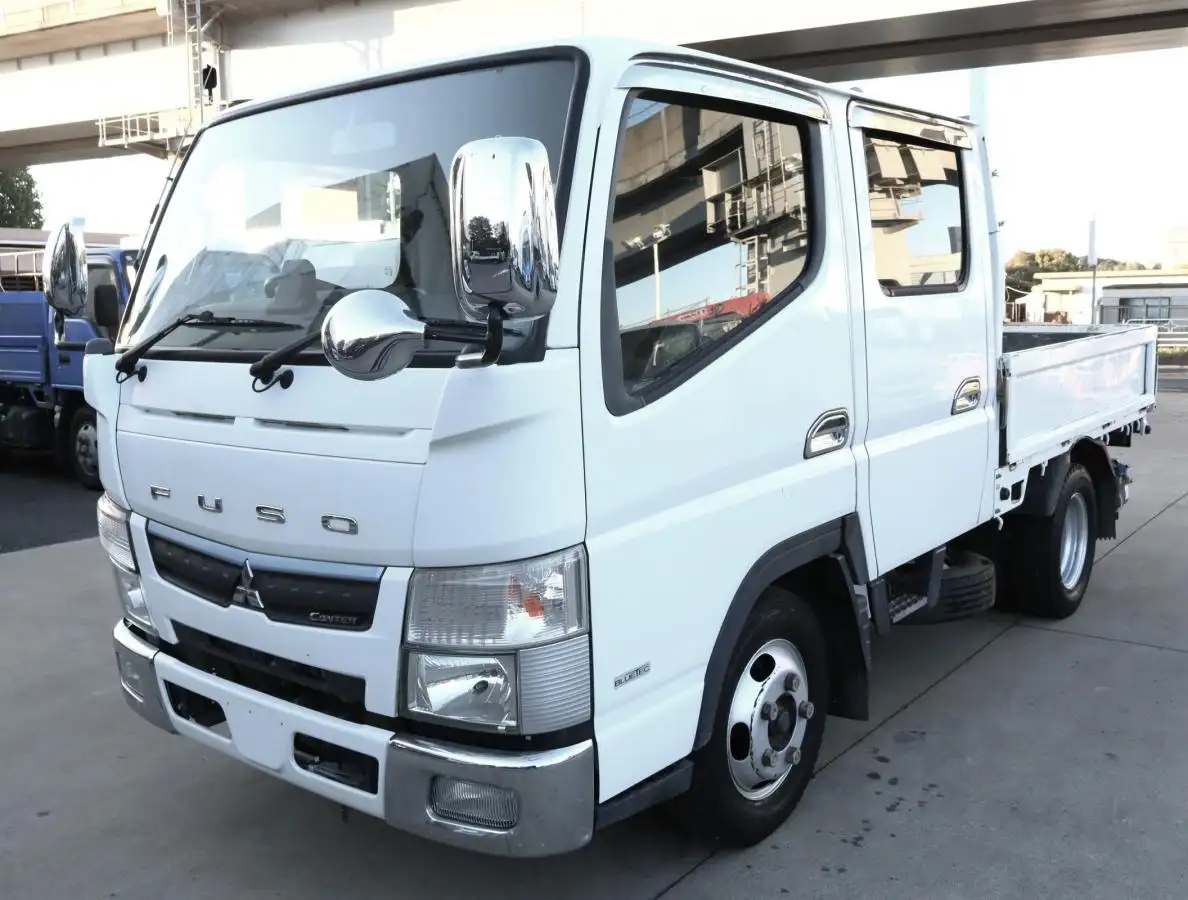 三菱 キャンター 小型 平ボディ Wキャブ 床鉄板 の中古トラック【車両No.177215】