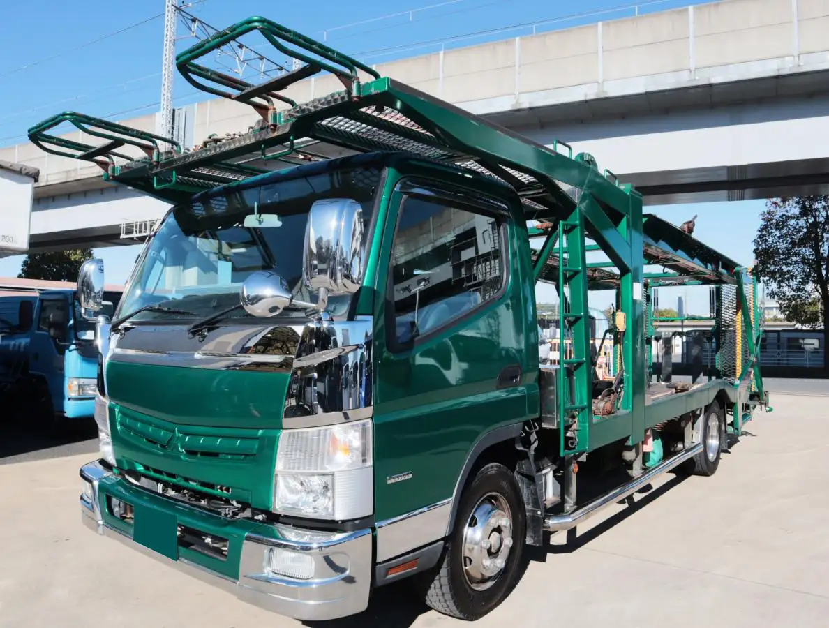 三菱 キャンター 小型 車両重機運搬 ウインチ カスタム の中古トラック【車両No.177251】