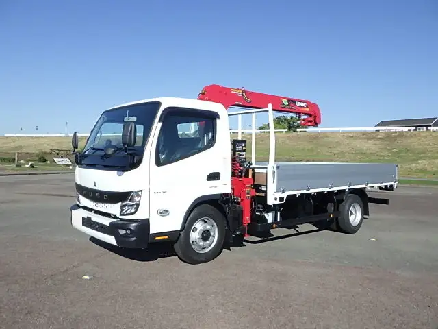 三菱 キャンター 小型 クレーン付 アルミブロック 4段 の中古トラック【車両No.177535】