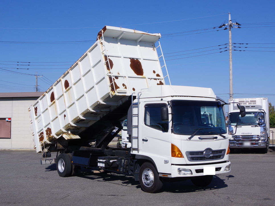 日野 レンジャー 中型/増トン ダンプ 土砂禁 ベッドの中古トラック画像4