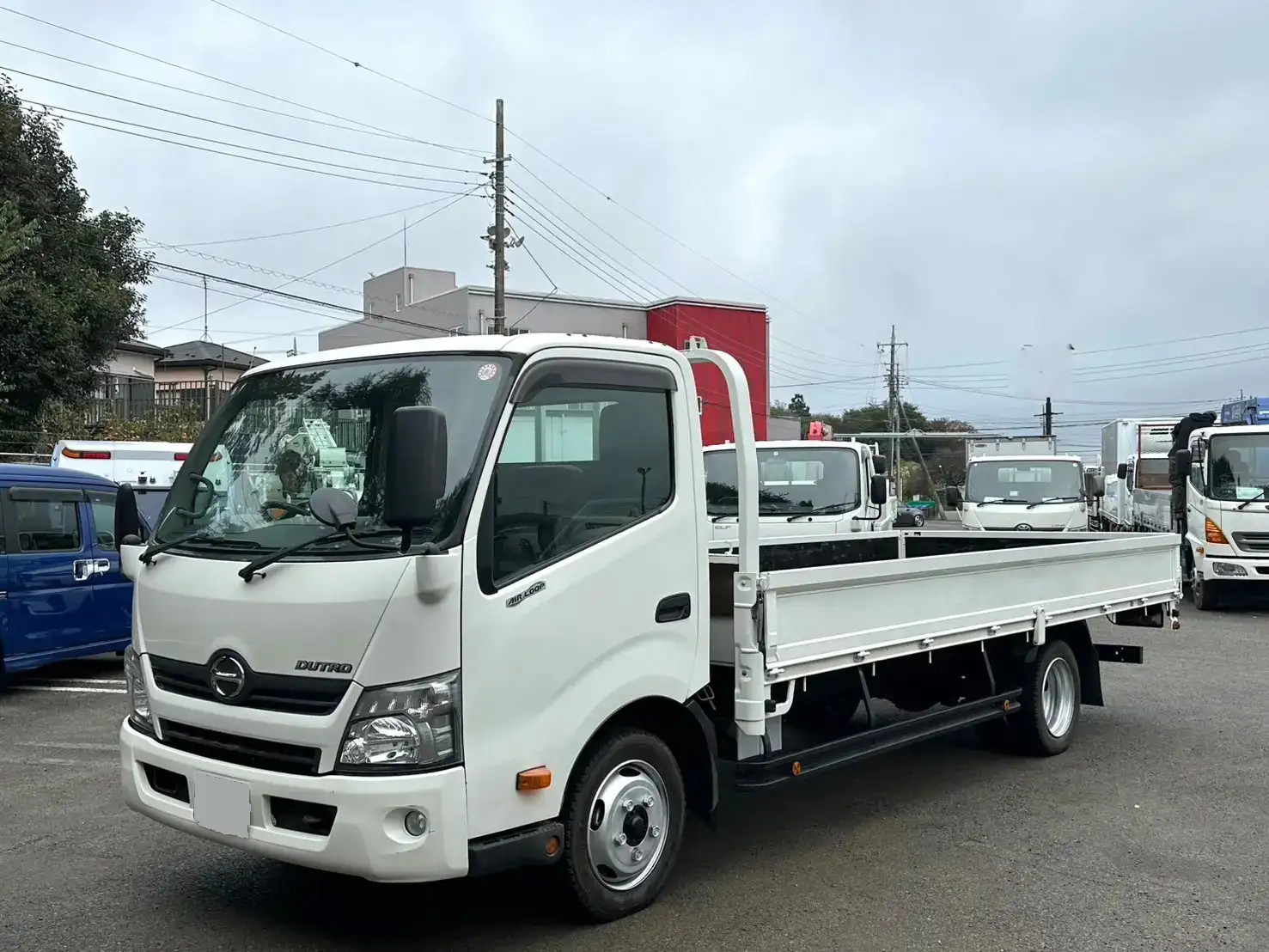 日野 デュトロ 小型 平ボディ 床鉄板 TKG-XZU720M の中古トラック【車両No.177453】