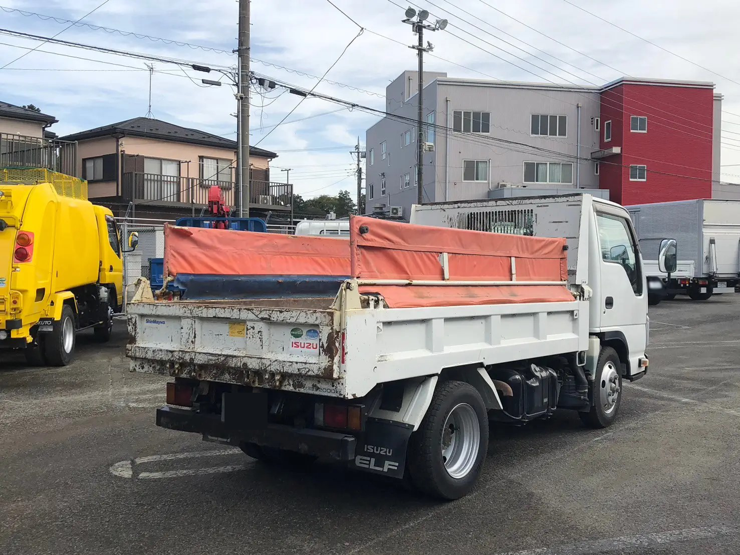 いすゞ エルフ 小型 ダンプ 強化 コボレーンの中古トラック画像3