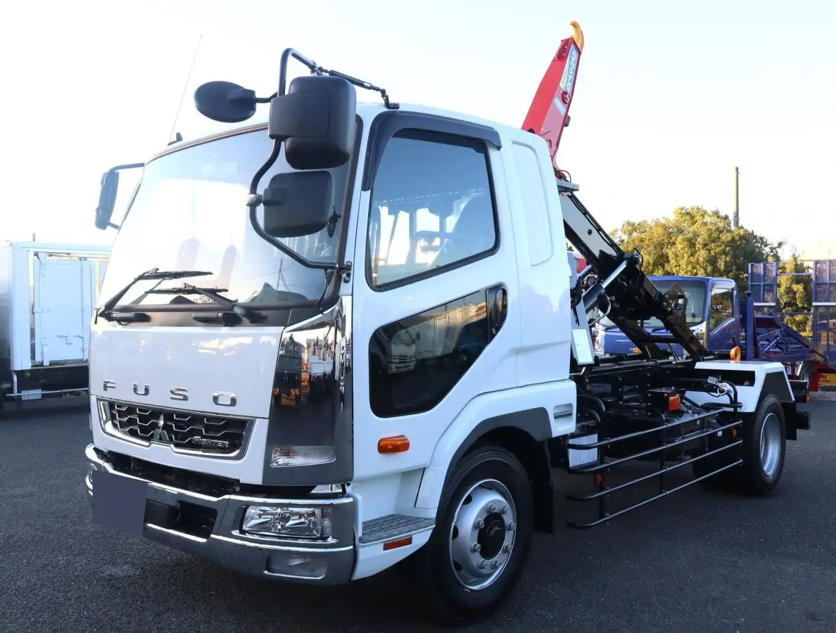 三菱 ファイター 中型/増トン アームロール ツインホイスト 2KG-FK62FZ の中古トラック【車両No.177712】