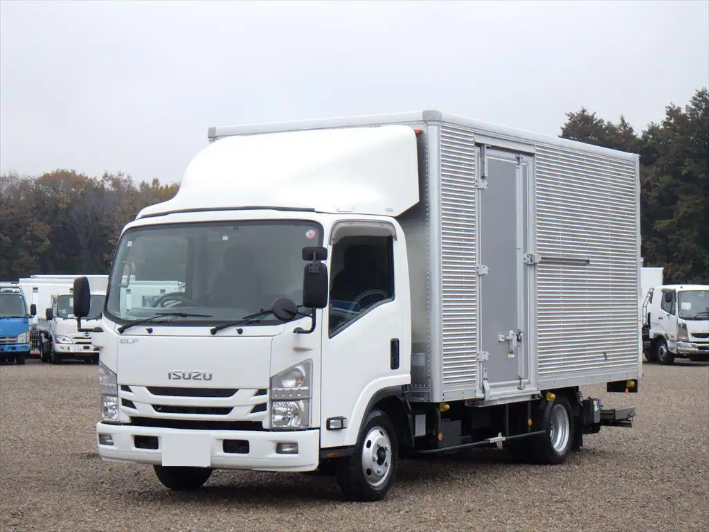 いすゞ エルフ 小型 アルミバン パワーゲート サイドドア の中古トラック【車両No.177608】