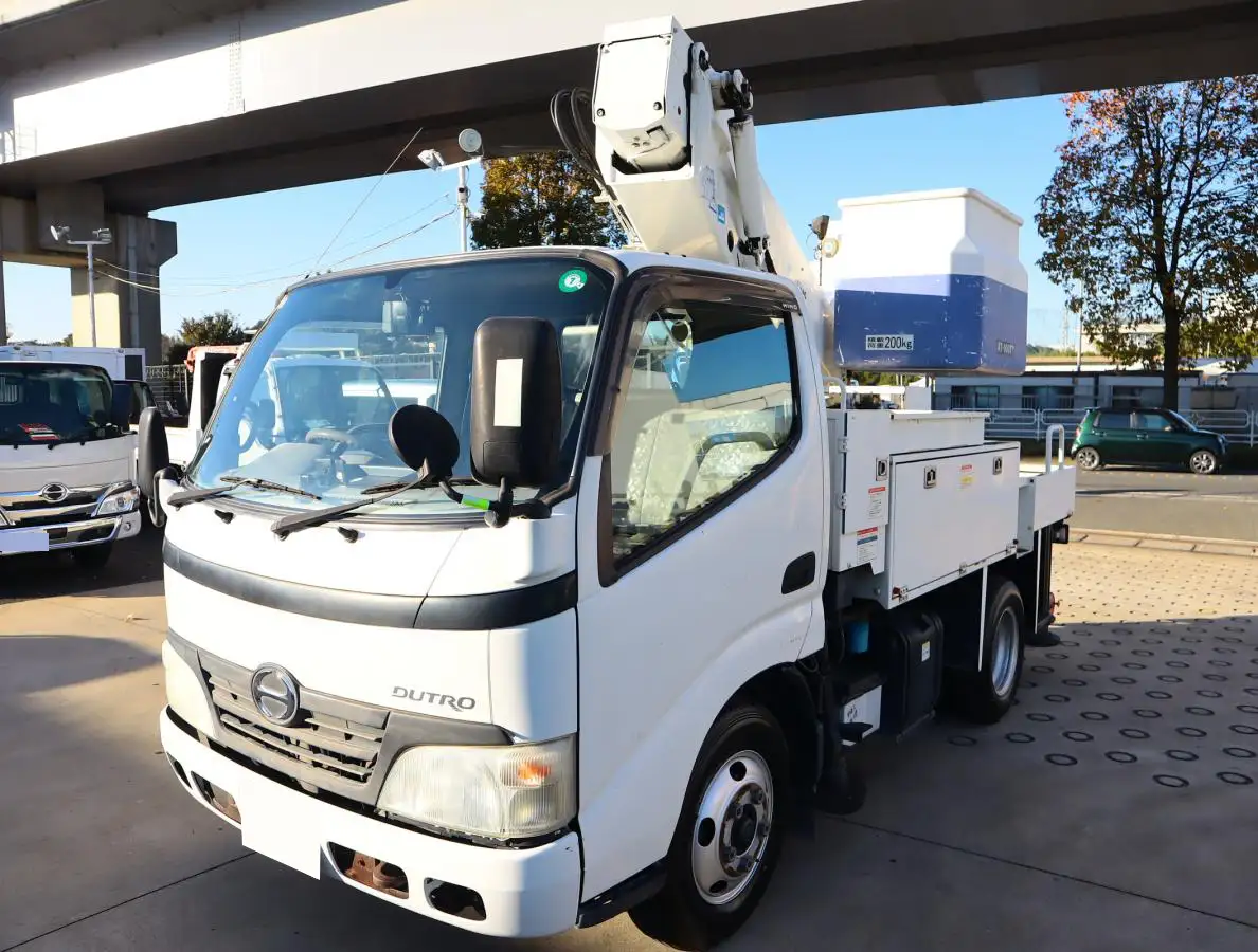 日野 デュトロ 小型 高所・建柱車 高所作業車 BDG-XZU304X の中古トラック【車両No.177761】