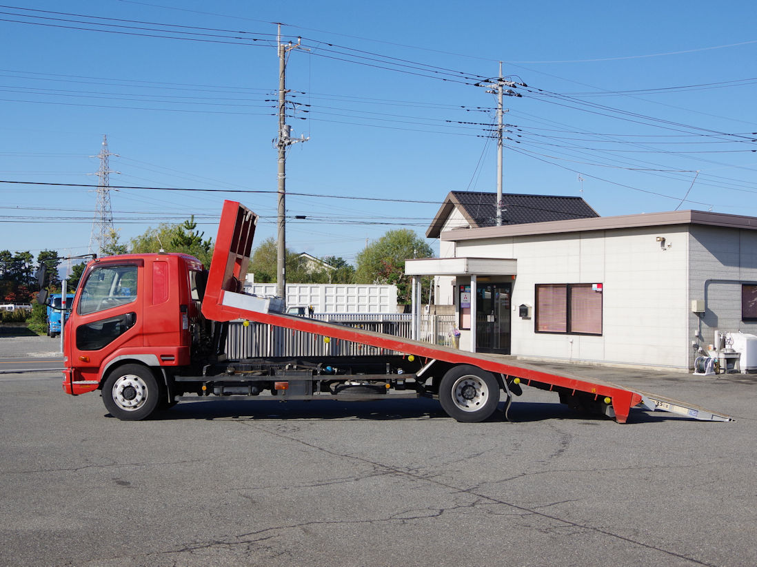 三菱 ファイター 中型/増トン 車両重機運搬 ラジコン ウインチの中古トラック画像8