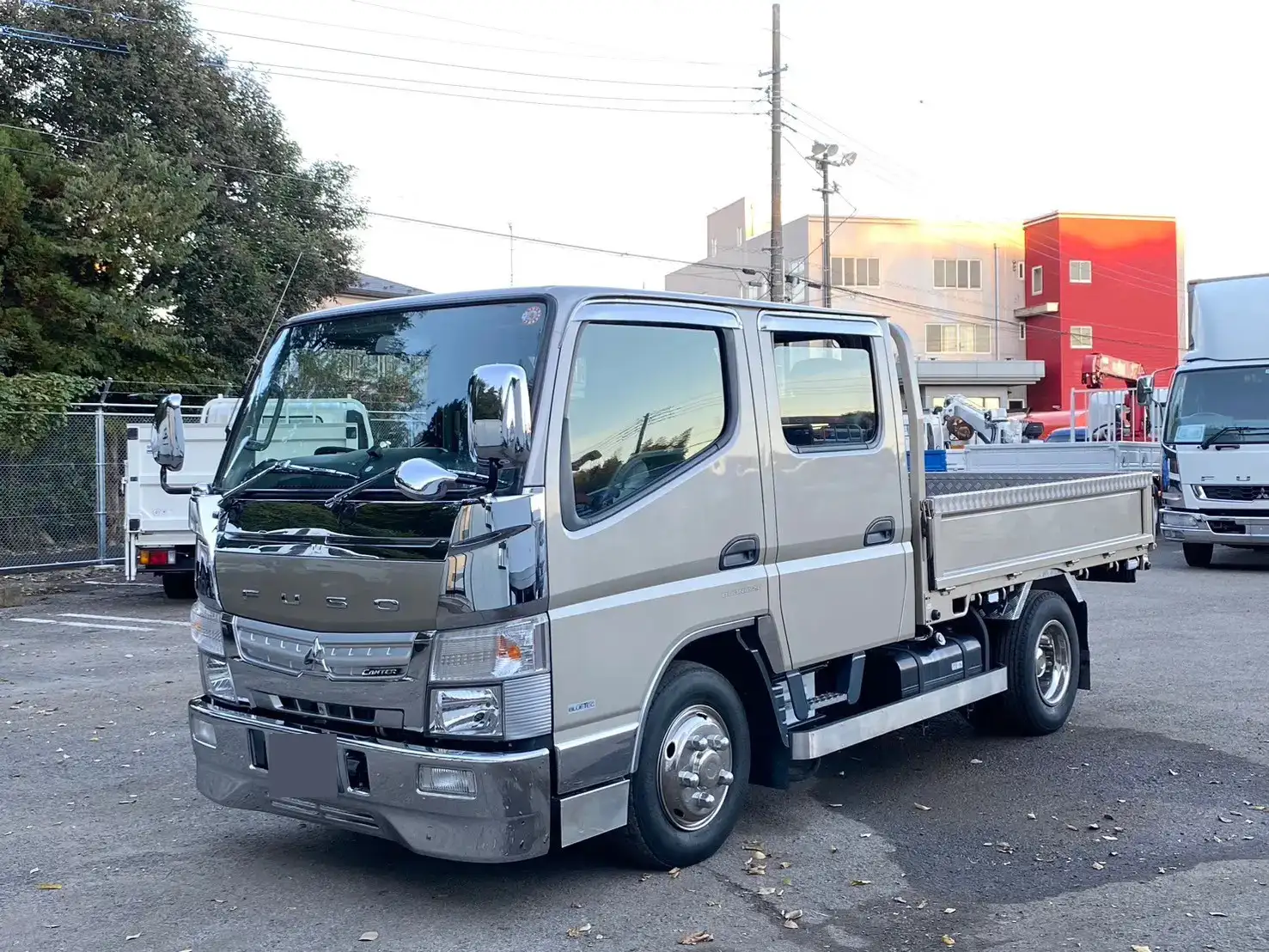 三菱 キャンター 小型 平ボディ Wキャブ TPG-FGA20 の中古トラック【車両No.177928】