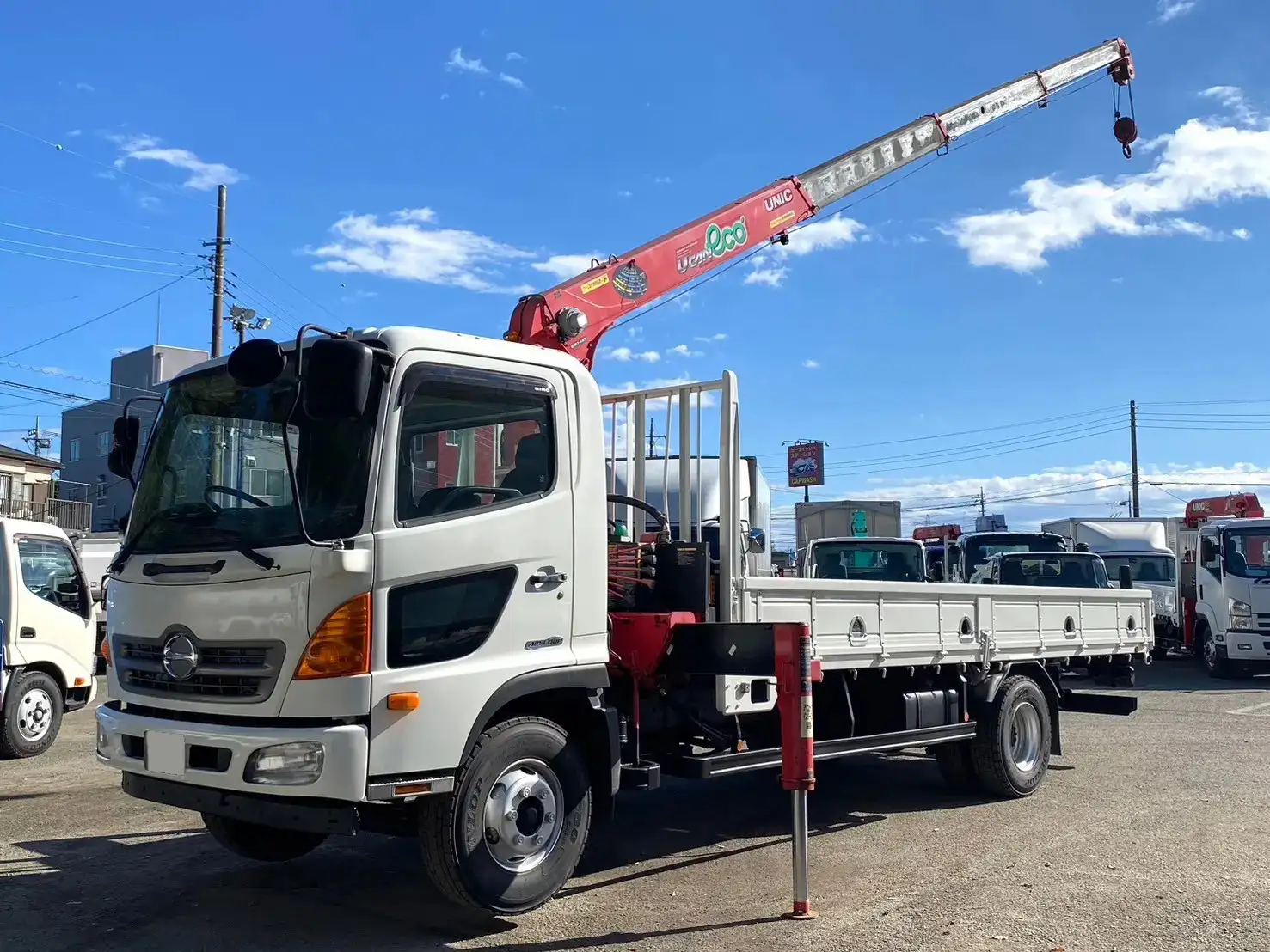 日野 レンジャー 中型/増トン クレーン付 4段 ラジコン の中古トラック【車両No.177952】
