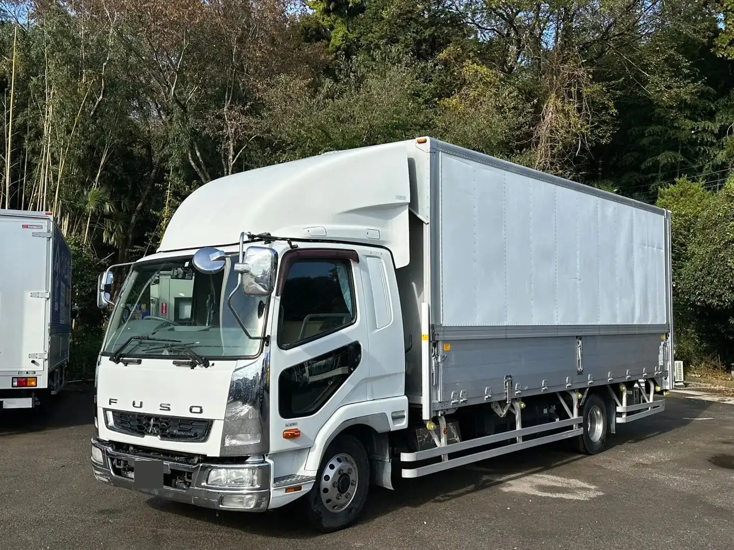 三菱 ファイター 中型/増トン ウイング パワーゲート ベッド の中古トラック【車両No.177950】