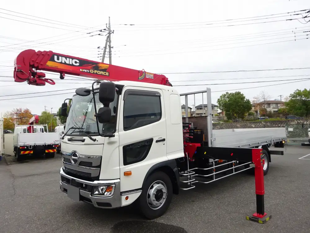 日野 レンジャー 中型/増トン クレーン付 アルミブロック 4段 の中古トラック【車両No.177993】