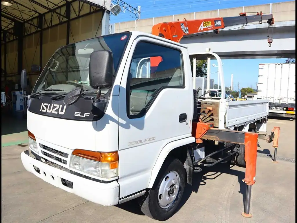 いすゞ エルフ 小型 クレーン付 4段 ラジコン の中古トラック【車両No.178079】