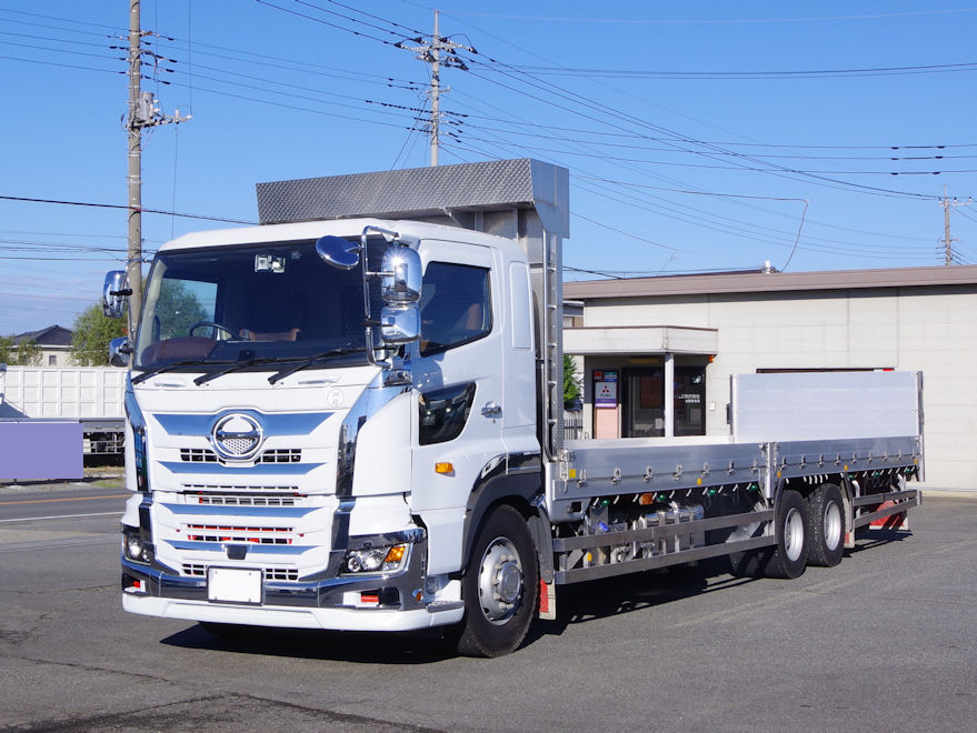 日野 プロフィア 大型 平ボディ 床鉄板 アルミブロック｜画像1