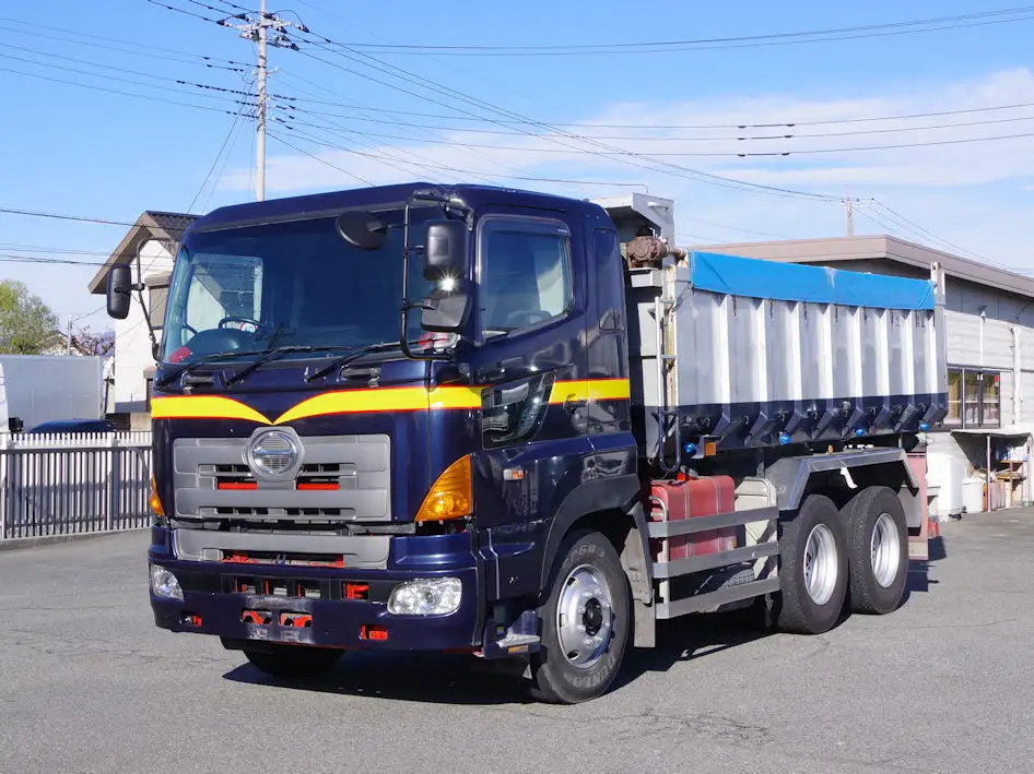 日野 プロフィア 大型 ダンプ 土砂禁 天蓋付き の中古トラック【車両No.178244】