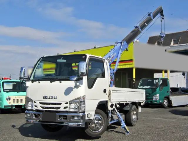 いすゞ エルフ 小型 クレーン付 横置簡易クレーン 床鉄板 の中古トラック【車両No.178329】