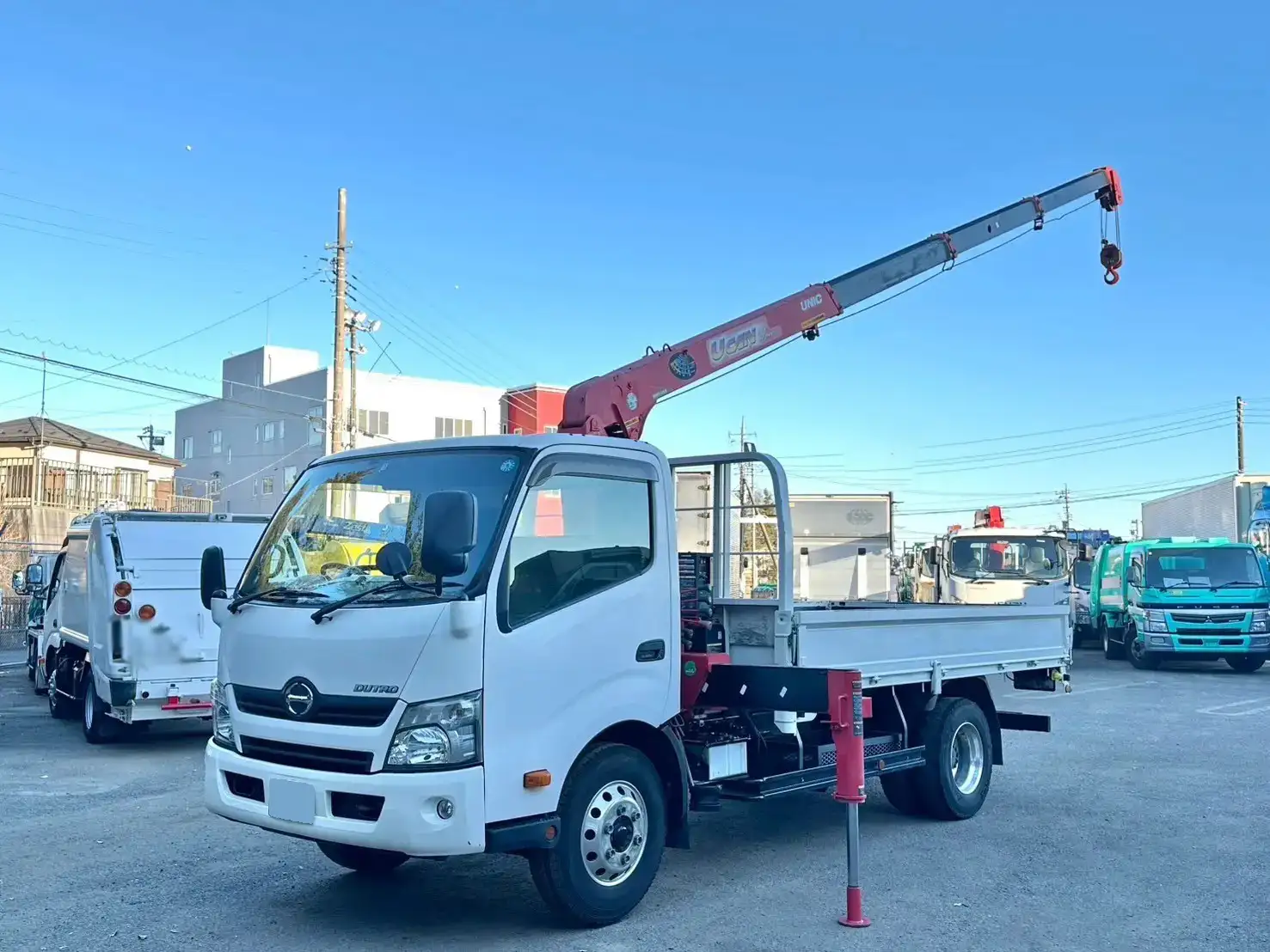 日野 デュトロ 小型 クレーン付 4段 ラジコン の中古トラック【車両No.178341】