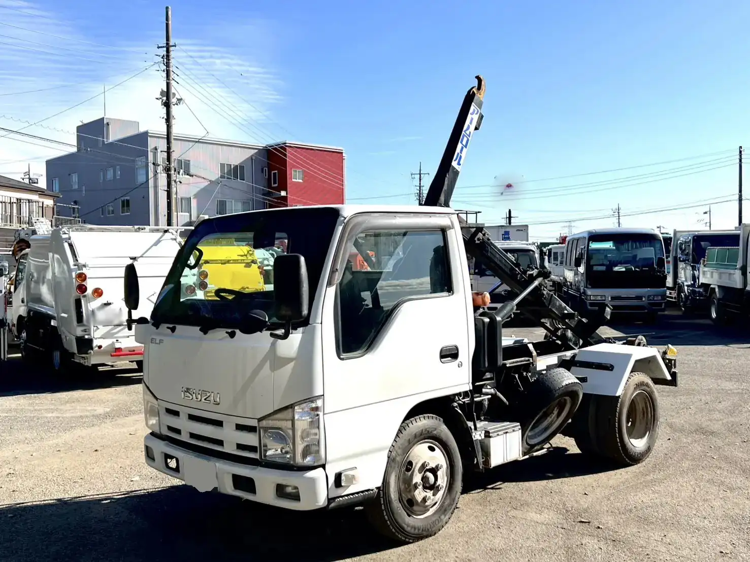 いすゞ エルフ 小型 アームロール ツインホイスト TKG-NKR85AN の中古トラック【車両No.178310】