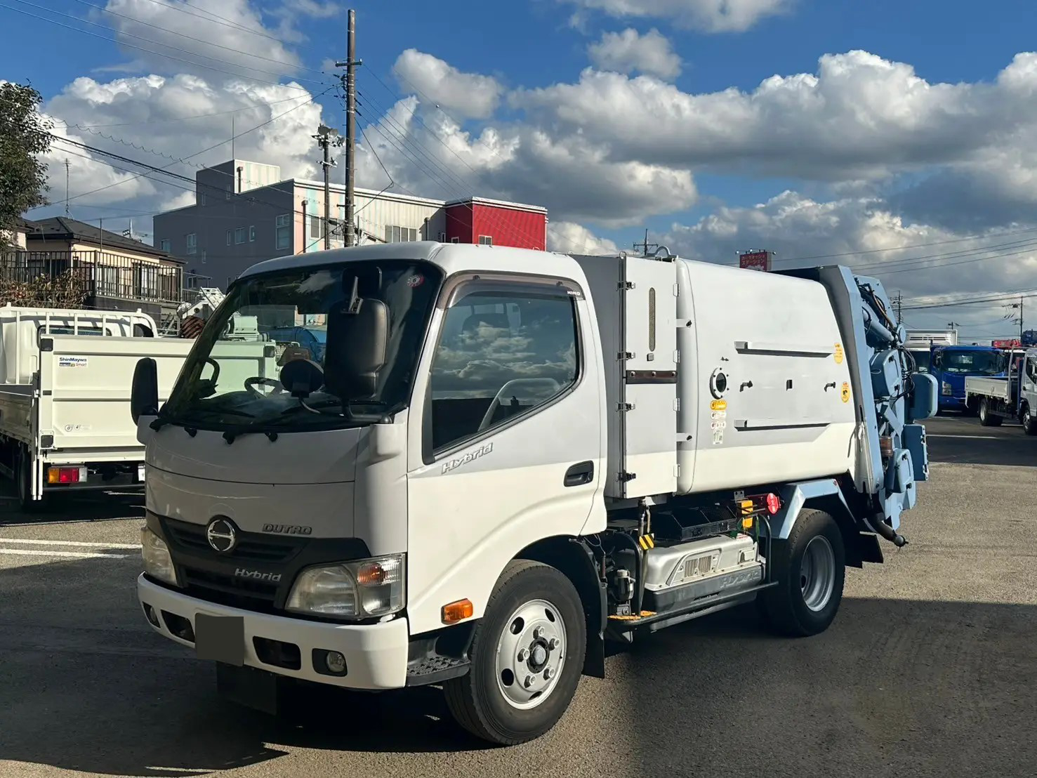 日野 デュトロ 小型 パッカー車(塵芥車) 巻き込み式 回転ダンプ式｜画像1