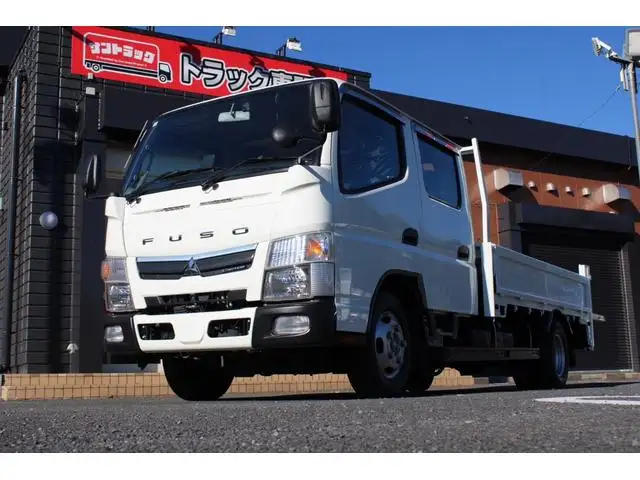 三菱 キャンター 小型 平ボディ Wキャブ パワーゲート の中古トラック【車両No.178251】