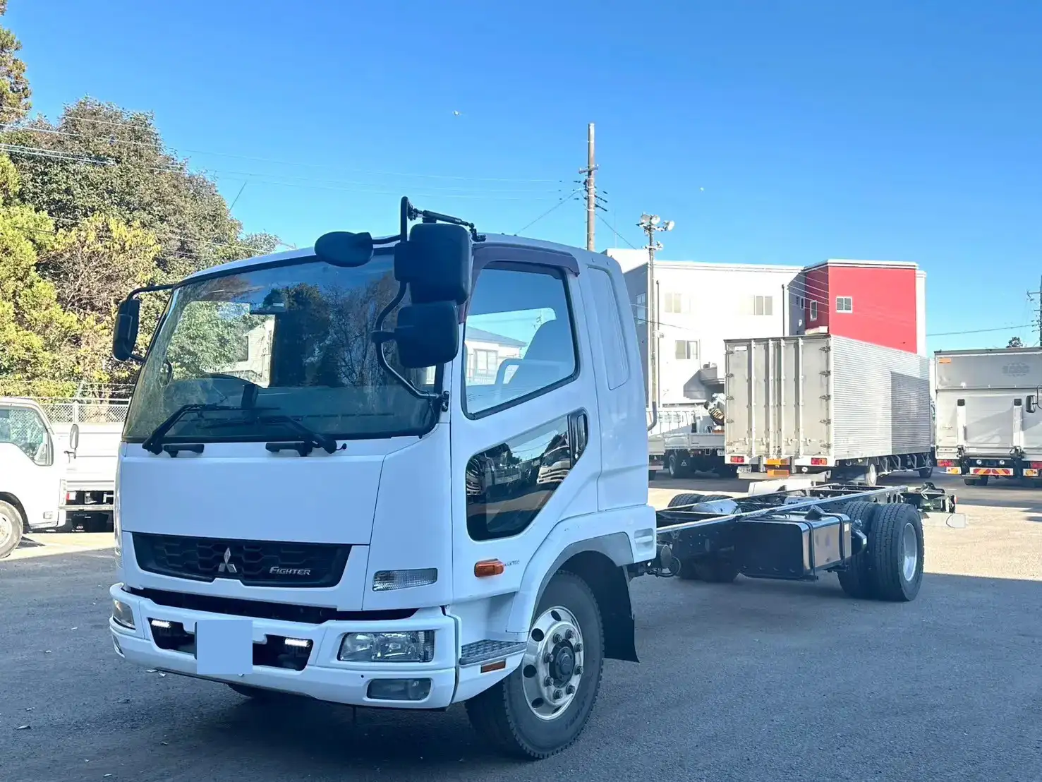 三菱 ファイター 中型/増トン シャーシ ベッド エアサス の中古トラック【車両No.178393】