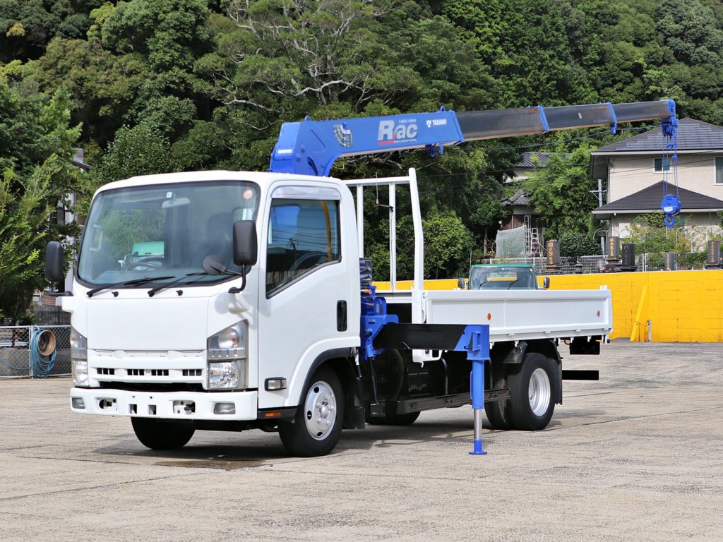 マツダ タイタン 小型 クレーン付き(ユニック) 床鉄板 4段｜画像1