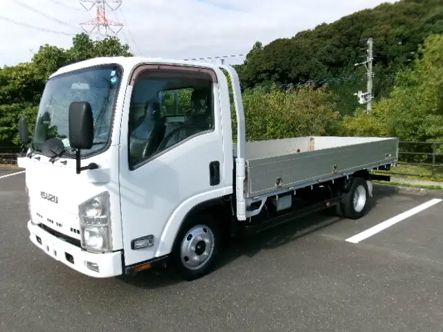 いすゞ エルフ 小型 平ボディ 床鉄板 アルミブロック の中古トラック【車両No.178414】