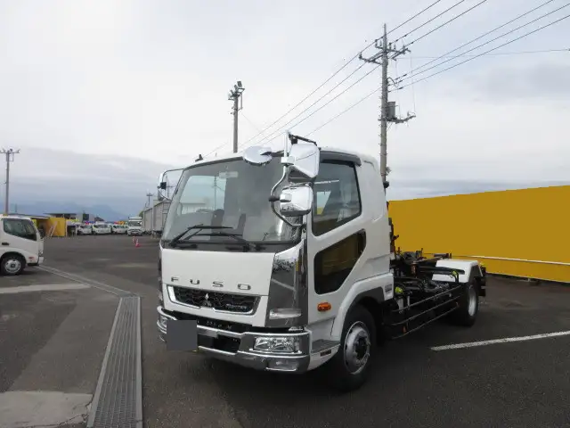 三菱 ファイター 中型/増トン アームロール ツインホイスト ベッド の中古トラック【車両No.178580】