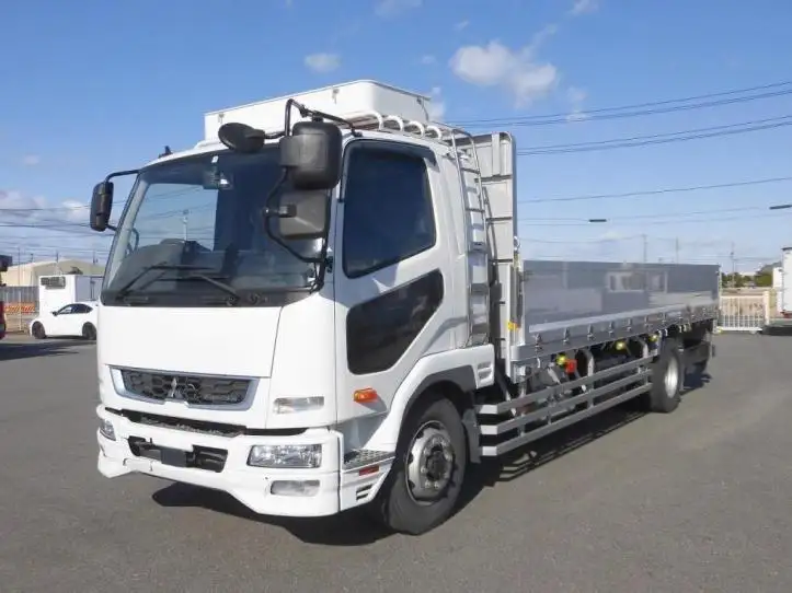 三菱 ファイター 中型/増トン 平ボディ 床鉄板 アルミブロック の中古トラック【車両No.178798】