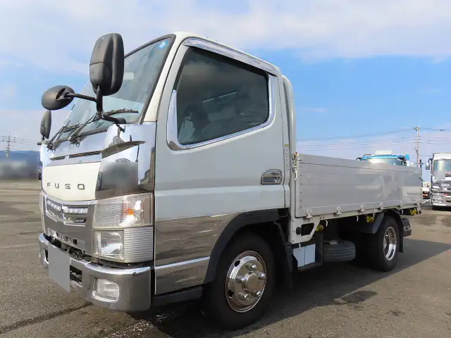 三菱 キャンター 小型 平ボディ 床鉄板 アルミブロック の中古トラック【車両No.178848】