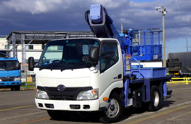 日野 デュトロ 小型 高所・建柱車 高所作業車 TKG-XZU600X