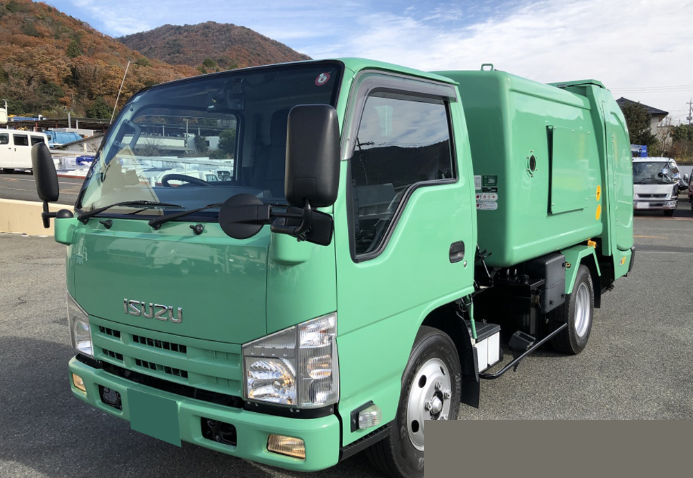 いすゞ エルフ 小型 パッカー車(塵芥車) 巻き込み式 回転ダンプ式｜画像1