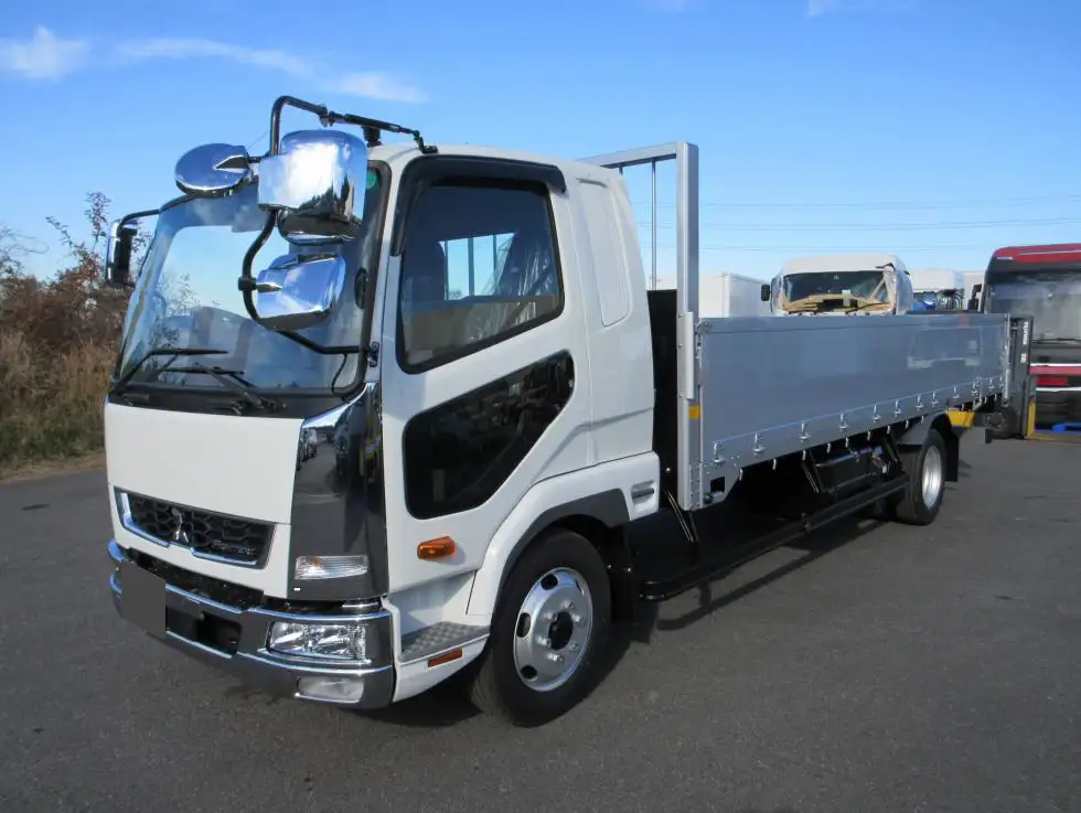三菱 ファイター 中型/増トン 平ボディ アルミブロック ベッド の中古トラック【車両No.178978】