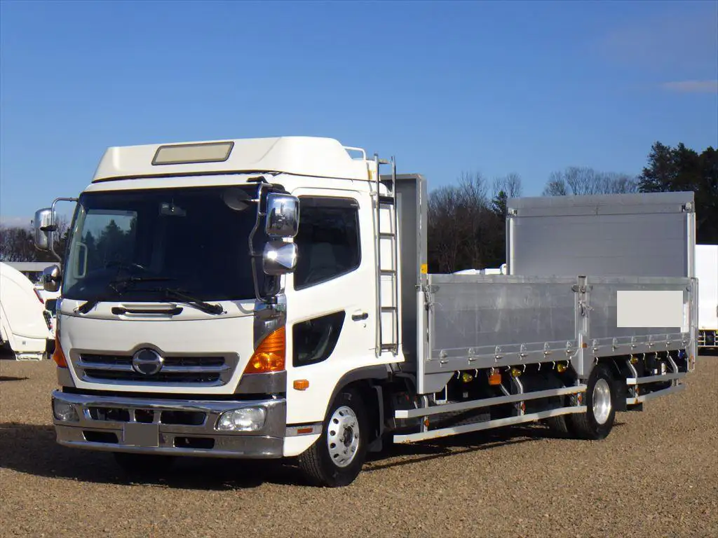 日野 レンジャー 中型/増トン 平ボディ パワーゲート 床鉄板 の中古トラック【車両No.179099】
